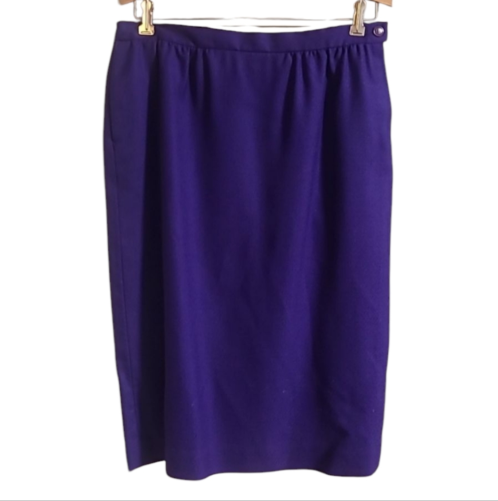 Vintage Pendleton Skirt Suit Blazer Set Woman 12p… - image 2